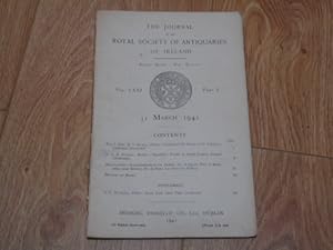 The Journal of the Royal Society of Antiquaries of Ireland Part 3. Vol LXXI, 31 March, 1941