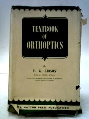 Seller image for Textbook of Orthoptics for sale by World of Rare Books