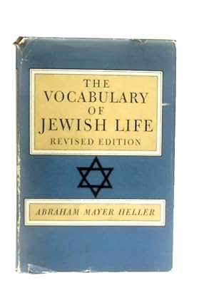 Seller image for The Vocabulary of Jewish Life for sale by World of Rare Books