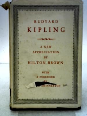Bild des Verkufers fr Rudyard Kipling, a New Appreciation zum Verkauf von World of Rare Books