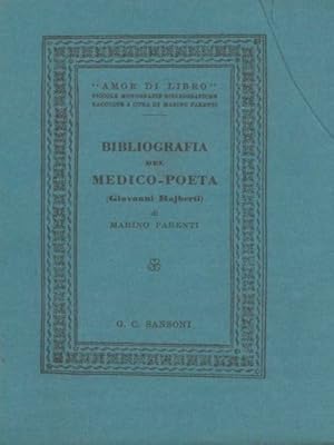 Image du vendeur pour Bibliografia del medico poeta Giovanni Rajberti. mis en vente par FIRENZELIBRI SRL