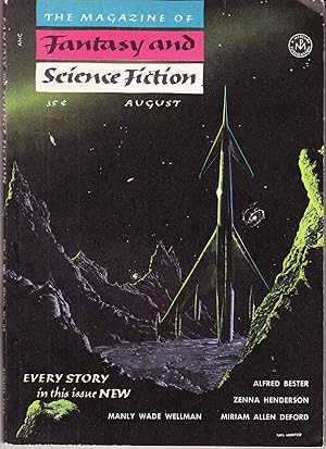 Image du vendeur pour Fantasy and Science Fiction, August 1954 mis en vente par John Thompson