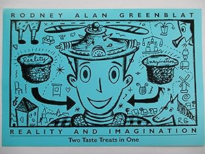 Seller image for Rodney Alan Greenblat Reality and Imagination Two Taste Treats in One University of Pennsylvania ICA 1988 Exhibition invite postcard for sale by ANARTIST