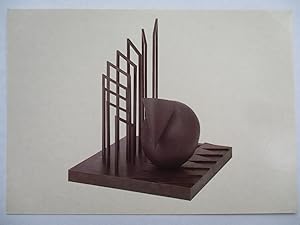 Seller image for Louis Mueller Sculpture Area X Gallery 1984 Exhibition invite postcard for sale by ANARTIST