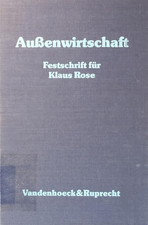 Seller image for Auenwirtschaft. Festschrift, Klaus Rose zum 60. Geburtstag. for sale by Antiquariat Bookfarm