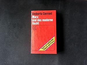 Imagen del vendedor de Marx und das moderne Recht. Fischer-Taschenbcher ; 6520 : Texte z. polit. Theorie u. Praxis. a la venta por Antiquariat Bookfarm