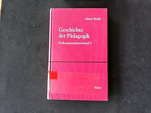 Seller image for Geschichte der Pdagogik. Dokumentationsband I. Dokumentationsband I. for sale by Antiquariat Bookfarm