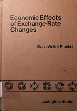 Bild des Verkufers fr Economic effects of exchange-rate changes. zum Verkauf von Antiquariat Bookfarm