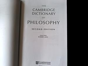 The Cambridge Dictionary of Philosophy.