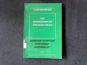 Seller image for Das schweizerische Zivilgesetzbuch. Supplement Kindesrecht. for sale by Antiquariat Bookfarm