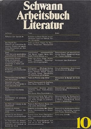 Seller image for Schwann Arbeitsbuch Literatur 10 for sale by Versandantiquariat Nussbaum