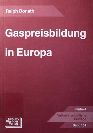 Immagine del venditore per Gaspreisbildung in Europa. venduto da Antiquariat Bookfarm