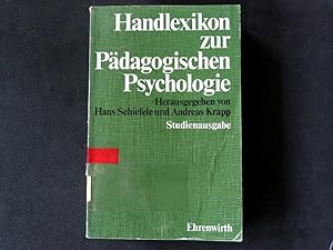 Imagen del vendedor de Handlexikon zur pdagogischen Psychologie. a la venta por Antiquariat Bookfarm