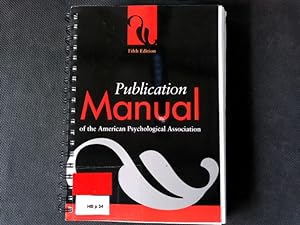 Publication Manual of the American Psychological Association.