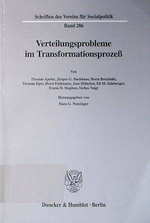 Bild des Verkufers fr Verteilungsprobleme im Transformationsproze. zum Verkauf von Antiquariat Bookfarm