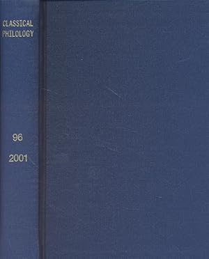 Bild des Verkufers fr Classical Philology, 96. No. 1-4. zum Verkauf von Fundus-Online GbR Borkert Schwarz Zerfa