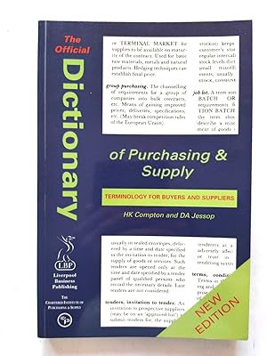 Bild des Verkufers fr The Official Dictionary of Purchasing and Supply: Terminology for Buyers and Suppliers zum Verkauf von PsychoBabel & Skoob Books