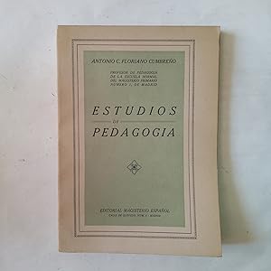 Imagen del vendedor de ESTUDIOS DE PEDAGOGA a la venta por LIBRERIA CLIO