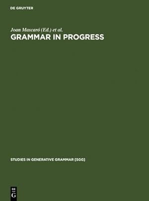 Image du vendeur pour Grammar in Progress mis en vente par BuchWeltWeit Ludwig Meier e.K.