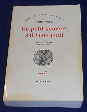 Seller image for Un petit sourire s'il vous plait for sale by Librairie Sedon