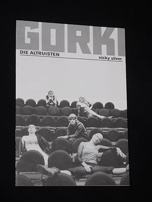 Bild des Verkufers fr Programmheft Maxim Gorki Theater 1999/2000. Deutschsprachige Erstauffhrung DIE ALTRUISTEN von Nicky Silver. Insz.: Peter Wittenberg, Bhnenbild: Sascha Gross, Kostme: Nina von Mechow, Musik: Gerd Bessler. Mit Thomas Schmidt, Anna Steffens, Andreas Bisowski, Oliver Boysen, Beata Lehmann zum Verkauf von Fast alles Theater! Antiquariat fr die darstellenden Knste