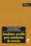 Seller image for ESTADISTICA SENCILLA PARA ESTUDIANTES DE CIENCIAS for sale by Agapea Libros