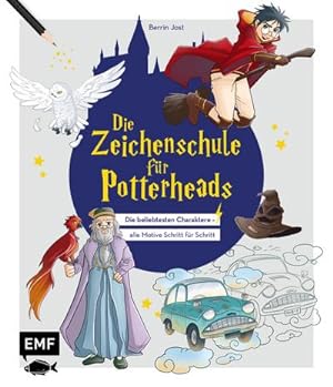Bild des Verkufers fr Die Zeichenschule fr Potterheads : Die beliebtesten Charaktere - alle Motive Schritt fr Schritt zeichnen zum Verkauf von AHA-BUCH GmbH