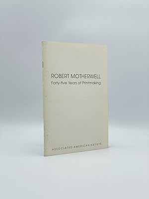 Immagine del venditore per Robert Motherwell: Forty-Five Years of Printmaking venduto da Riverrun Books & Manuscripts, ABAA