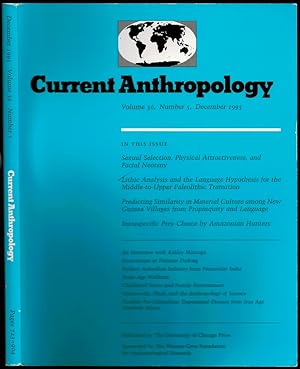 Imagen del vendedor de Lithic Analysis and the Language Hypothesis for the Middle-to-Upper Paleolithic Transition in Current Anthropology Volume 36, Number 5 a la venta por The Book Collector, Inc. ABAA, ILAB