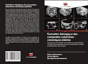 Bild des Verkufers fr valuation biologique des composites polymres-cramiques pliables zum Verkauf von moluna