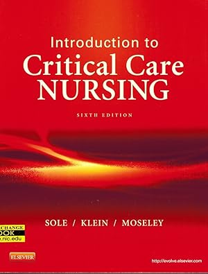 Imagen del vendedor de INTRODUCTION TO CRITICAL CARE NURSING a la venta por Z-A LLC