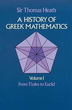 Seller image for History of Greek Mathematics : From Thales to Euclid for sale by GreatBookPrices