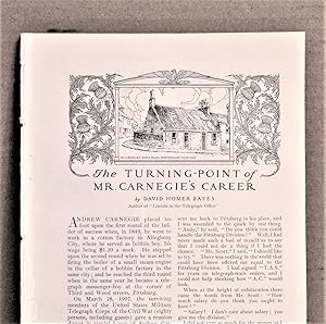 Immagine del venditore per The Turning Point Of Mr. Carnegie's Career venduto da Legacy Books II