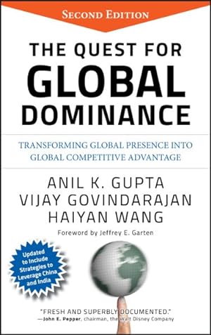 Imagen del vendedor de Quest for Global Dominance : Transforming Global Presence into Global Competitive Advantage a la venta por GreatBookPrices
