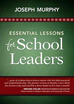 Seller image for Essential Lessons for School Leaders for sale by GreatBookPrices