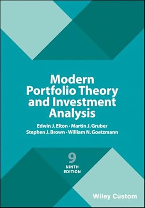 Seller image for Modern Portfolio Theory and Investment Analysis for sale by GreatBookPrices