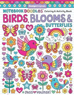 Seller image for Notebook Doodles Birds, Blooms and Butterflies : Coloring & Activity Book for sale by GreatBookPrices