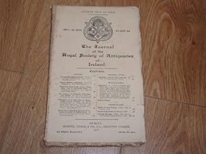 The Journal of the Royal Society of Antiquaries of Ireland Part 1. Vol XXXVIII 31st March, 1908