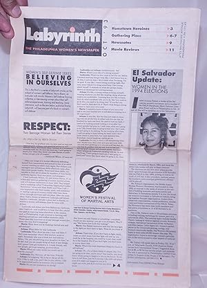 Imagen del vendedor de Labyrinth: The Philadelphia Women's Newspaper; Vol. 10 No. 10, October 1993 a la venta por Bolerium Books Inc.