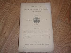 The Journal of the Royal Society of Antiquaries of Ireland Part 2. Vol XLIII 30th June, 1913