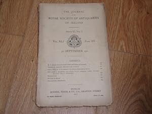 The Journal of the Royal Society of Antiquaries of Ireland Part 3. Vol XLI 30th September, 1911