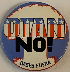 OTAN no! Bases fuera [pinback button]