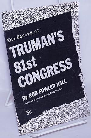 The Record of Truman's 81st Congress