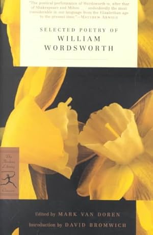 Image du vendeur pour Selected Poetry of William Wordsworth mis en vente par GreatBookPrices