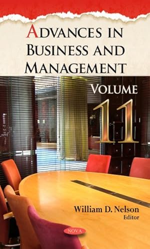 Immagine del venditore per Advances in Business and Management venduto da GreatBookPrices