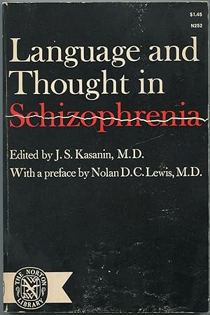 Imagen del vendedor de Language and Thought in Schizophrenia: Collected Papers a la venta por Between the Covers-Rare Books, Inc. ABAA