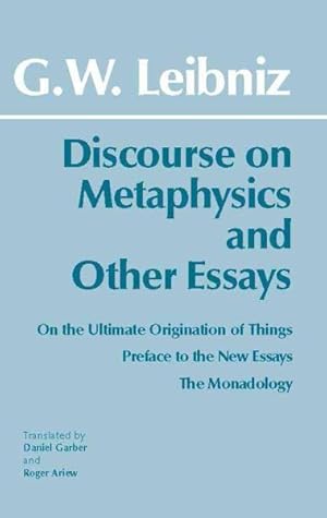 Seller image for Discourse on Metaphysics and Other Essays for sale by GreatBookPrices