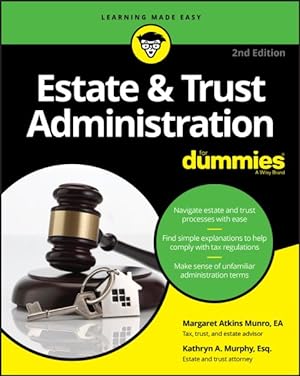 Imagen del vendedor de Estate & Trust Administration for Dummies a la venta por GreatBookPrices