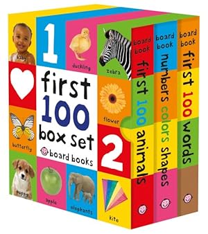Immagine del venditore per First 100 : First 100 Words / Numbers Colors Shapes / First 100 Animals venduto da GreatBookPrices