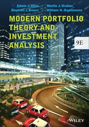 Seller image for Modern Portfolio Theory and Investment Analysis for sale by GreatBookPrices